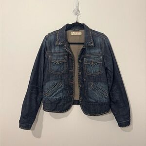 Western Glove Works Lined Denim Jacket Women’s L Western Vintage-Inspired